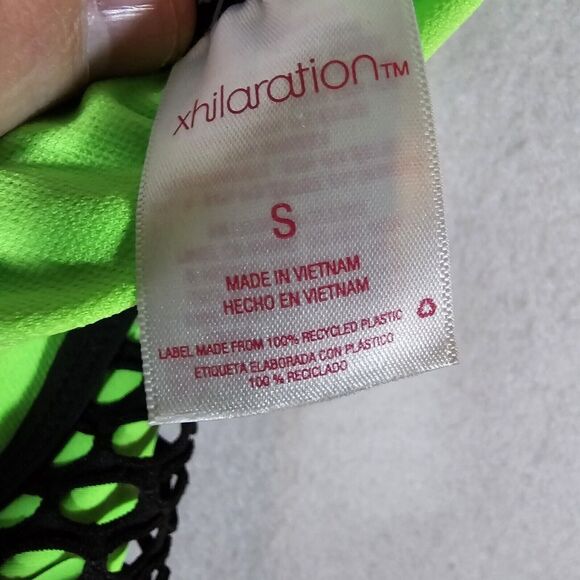 Women's Xhilaration 1 pc Swim Suit, New With Tags, Green And Black Small - Picture 6 of 8